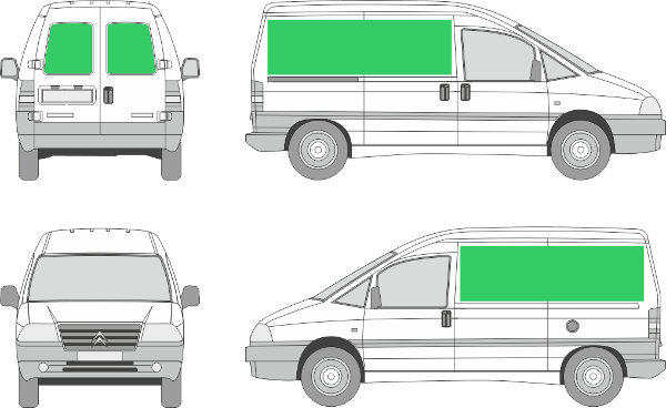 Citroën Jumpy L1H1 (2000-2006)