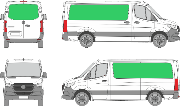 Mercedes Benz Sprinter L2H1 (2018-2021)