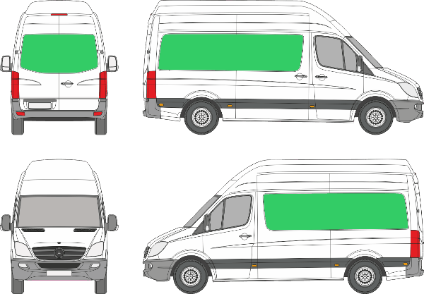 Mercedes Benz Sprinter L2H3 (2006-2017)