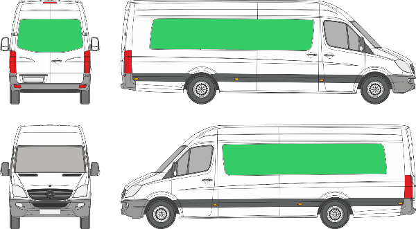 Mercedes Benz Sprinter L4H3 (2006-2017)