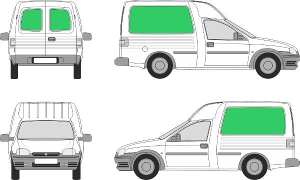 Opel Combo L1H1 (1986-2000)