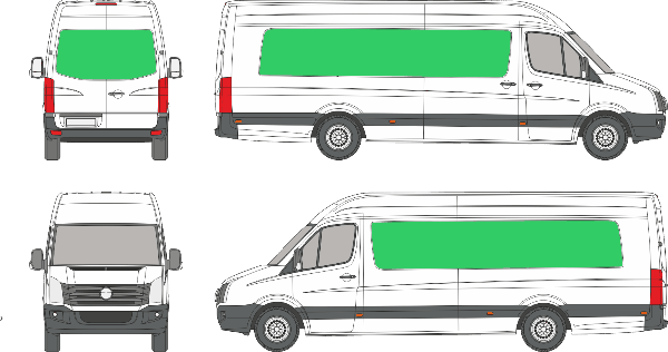 Volkswagen Crafter L4H3 (2006-2016)